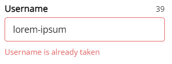 Input Component in LTR