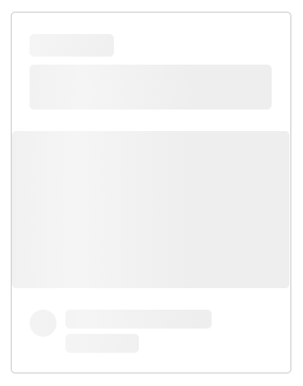 Skeleton of a News Tile Component in LTR