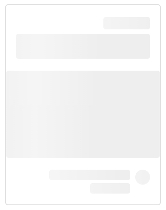 Skeleton of a News Tile Component in RTL